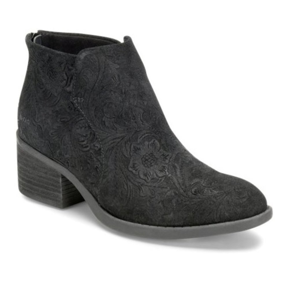 BOC - Bushy Suede Bootie - Black - Size 7M